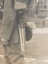 Original WWI German Foot Soldier's Photograph on Stiff Backing