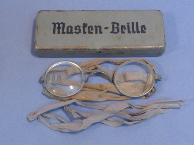 Original WWII German Masken-Brille (Gas Mask Glasses)