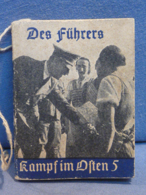 Original Nazi Era German WHW Donation Booklet, HITLER!