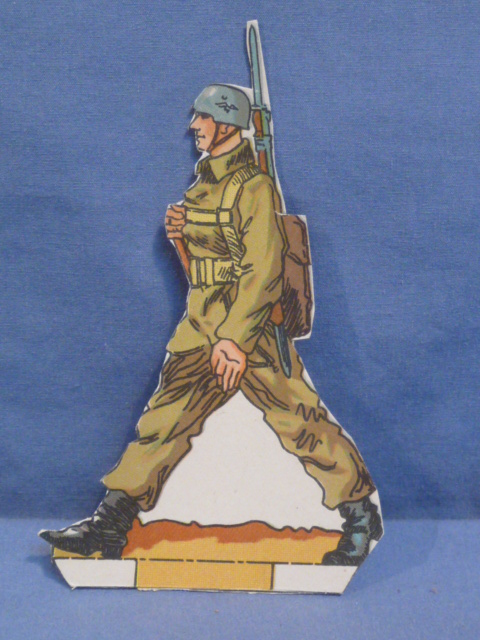Original WWII German Paper Cut-Out, Fallschirmj�ger!