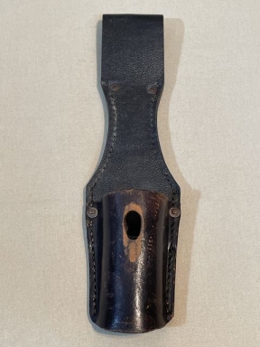 Original WWII German PREßSTOFF and Leather Bayonet Frog