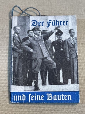 Original Nazi Era German WHW Donation Booklet, HITLER!