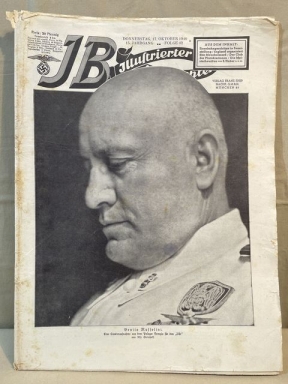 Original WWII German Illustrierter Beobachter Magazine, October 1940
