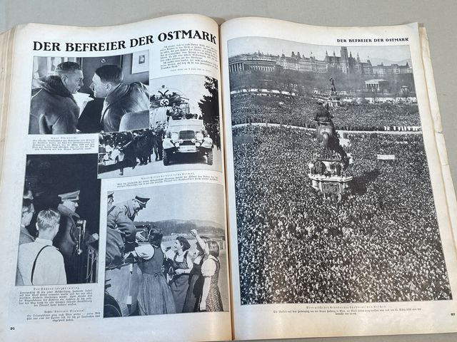 Bunker Militaria: Original WWII German Our Leader LARGE Book
