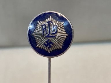 Original Nazi Era German RLB Members Lapel Pin