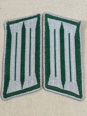Original Nazi Era German Schutzpolizei Collar Tabs, Pair