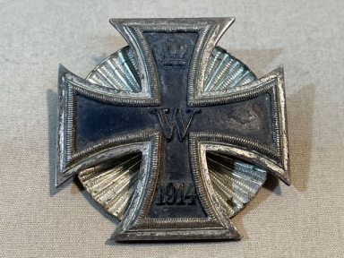 Original WWI German Iron Cross 1st Class, Screwback