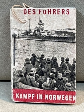 Original Nazi Era German WHW Donation Booklet, DES FHRERS