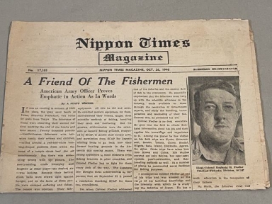 Original Early Postwar Nippon Times Magazine, Oct. 26th 1946