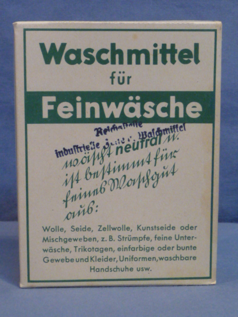 Original WWII German Laundry Detergent (for UNIFORMS), 40 Liter Size