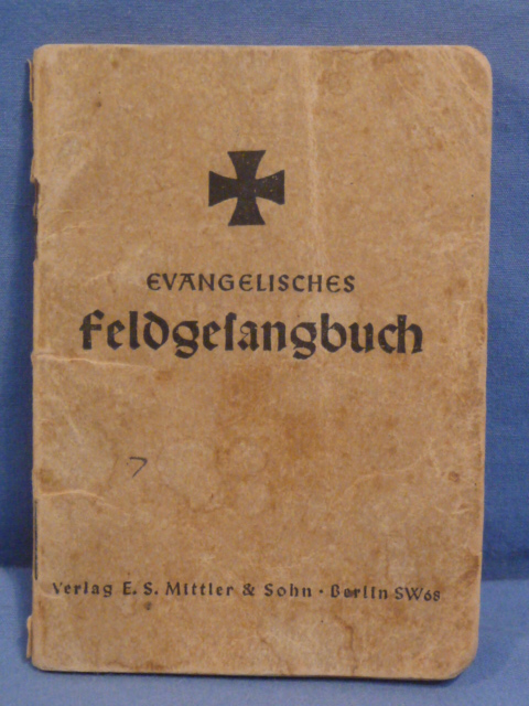 Original WWII German Pocket Field Song Book, Evangelists