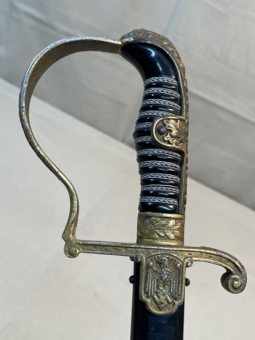 HOLD! Original WWII German Army Officer's Sword & Scabbard, Eickhorn
