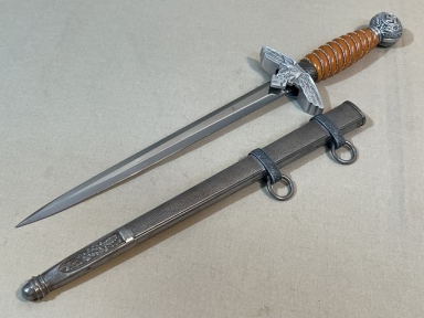 Original WWII German Luftwaffe Officer's Dagger and Scabbard, Eickhorn