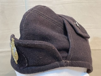 Original Italian Fascist Overseas Cap with Insignia