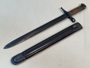 Original WWII Italian Carcano M91 Bayonet & Scabbard