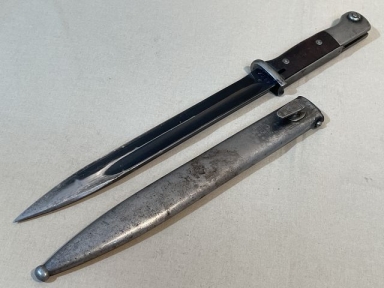 Original Pre-WWII German 98K Bayonet and Scabbard, MATCHING