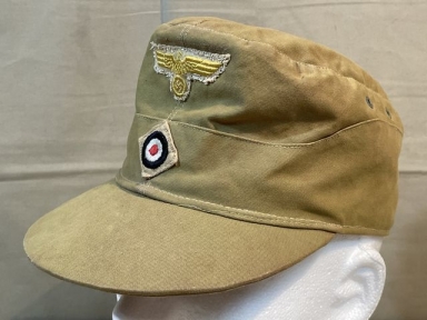 REPRODUCTION WWII German Tropical (AK) Field Cap