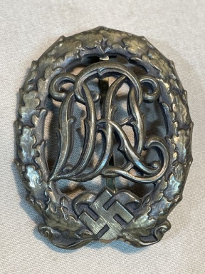 Original Nazi Era German DRL Sports Badge in Bronze