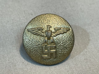 Original Nazi Era German NSDAP GOLD RZM Marked Button, 24mm