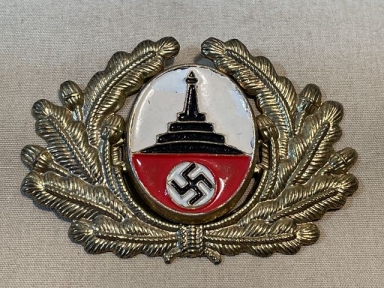 Original Nazi Era German DRKB/NS-RKB Veteran’s Association Visor Cap Insignia