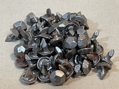 Original WWII German Set of 72 Hobnails, 8mm Size