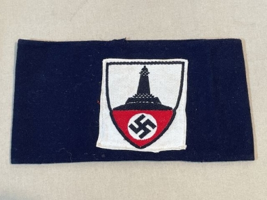 Original Nazi Era German DRKB Member's Armband