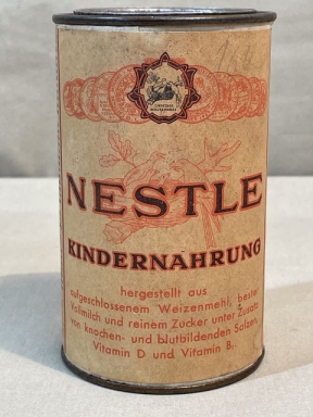 Original WWII Era German Tin for NESTLE KID'S FOOD, NESTLE KINDERNAHRUNG
