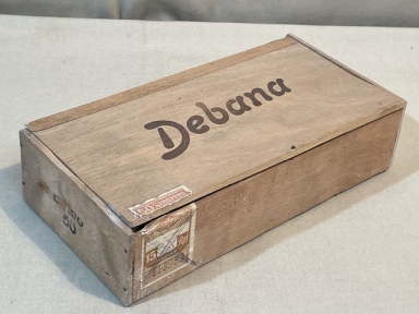 Original Nazi Era German Debana Brand Cigar Box, Zigarren