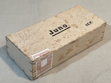 Original Nazi Era German Juno Brand Cigar Box, Zigarren