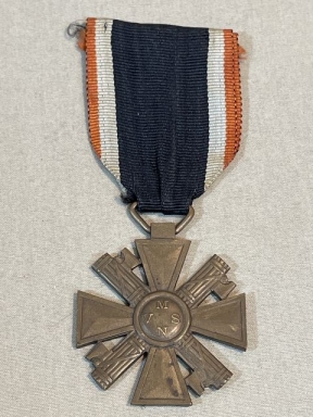 Original WWII Era Italian Blackshirts Fascist Militia 10 Years Long Service Cross