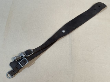Original 1938 German Leather Tornister Shoulder Strap, MARKED!