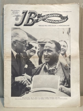 Original WWII German Newspaper, Illustrierter Beobachter