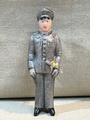 Original Nazi Era German WHW Donation Porcelain Figure, Walking Out Dress