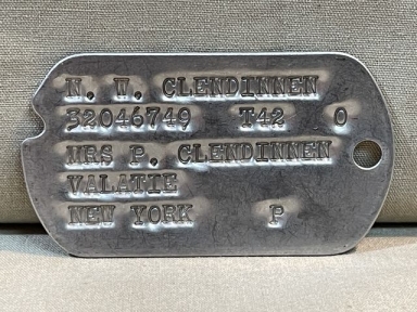 Original WWII US GI Next-Of-Kin Dog Tag