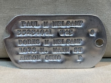 Original WWII US GI Next-Of-Kin Dog Tag