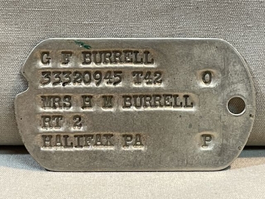 Original WWII US GI Next-Of-Kin Dog Tag