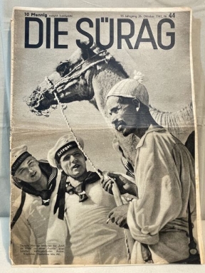Original WWII German Magazine Die Srag