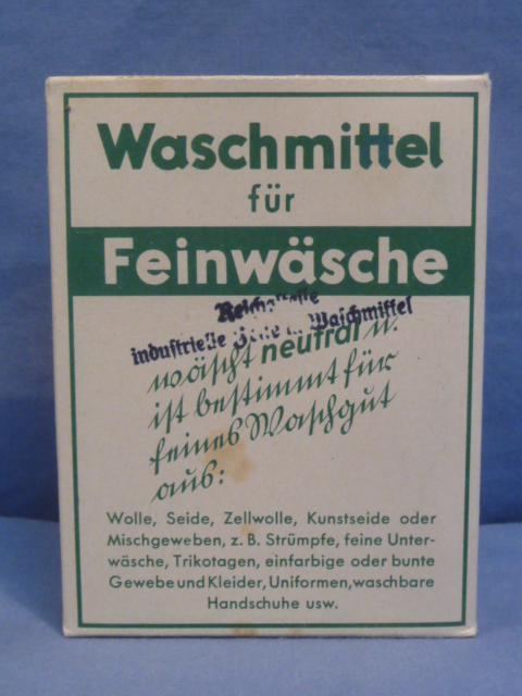 Original WWII German Laundry Detergent (for UNIFORMS), 40 Liter Size
