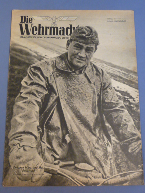 Original WWII German Magazine, Die Wehrmacht