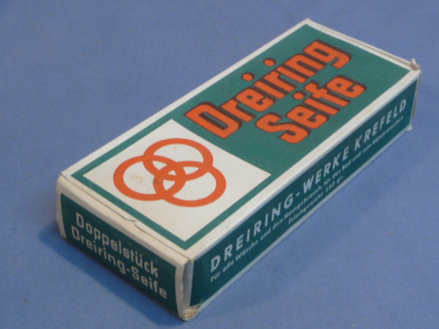 Original WWII Era German Boxed Soap, Three Ring Brand