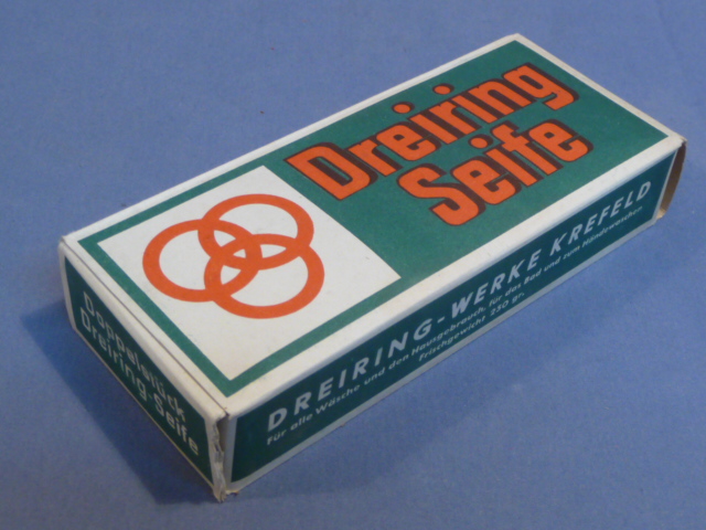 Original WWII Era German Boxed Soap, Three Ring Brand