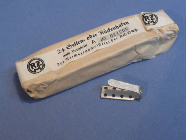 Original Nazi Ear German Sealed Pack of RZM Marked Belt Ramps