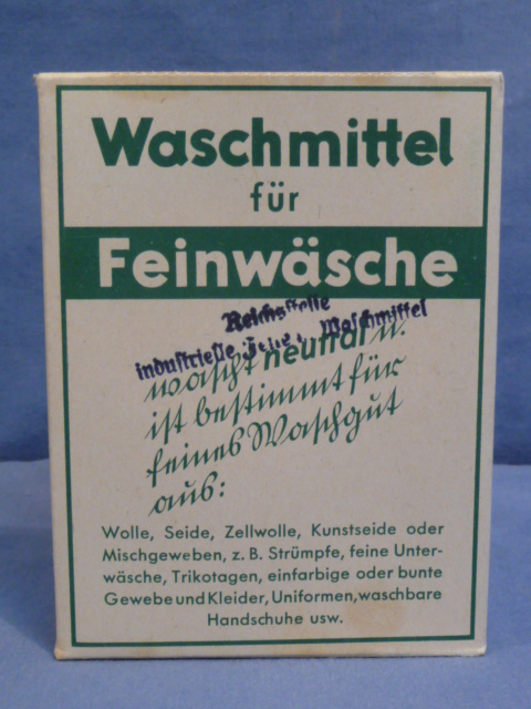Original WWII German Laundry Detergent (for UNIFORMS), 40 Liter Size