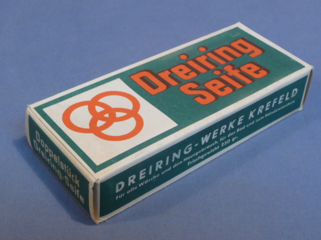 Original WWII Era German Boxed Soap, Three Ring Brand