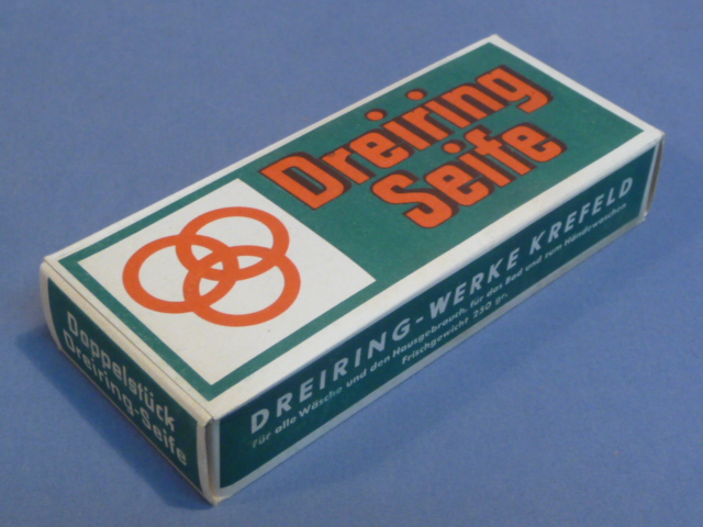 Original WWII Era German Boxed Soap, Three Ring Brand