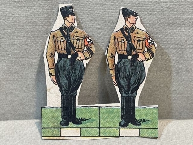 Original WWII German Paper Cut-Out, SA Men