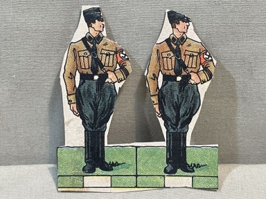 Original WWII German Paper Cut-Out, SA Men