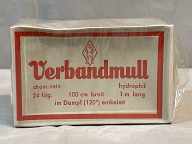 Original WWII German Box of Medical Absorbent Gauze