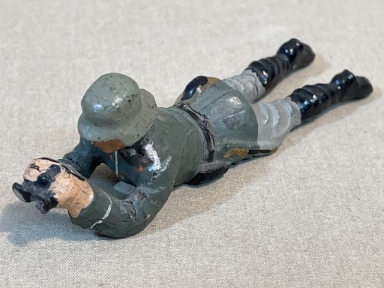 Original Nazi Era German Toy Soldier Officer w/Binoculars, LINEOL