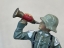 Original Nazi Era German Toy Soldier Signaling the Advance w/Trumpet, ELASTOLIN
